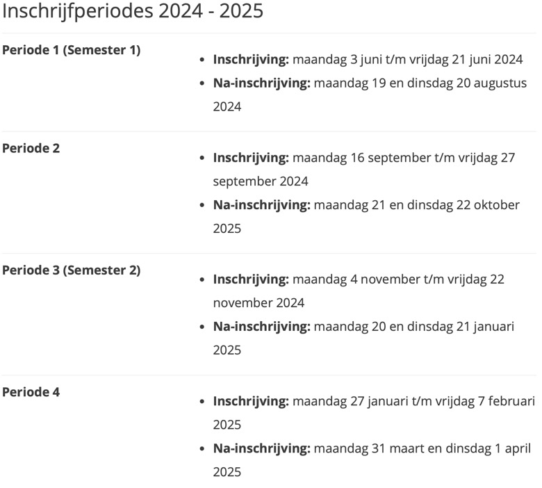 UU inschrijving