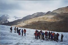 Lectures on the glacier...