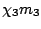 $\chi_3m_3$
