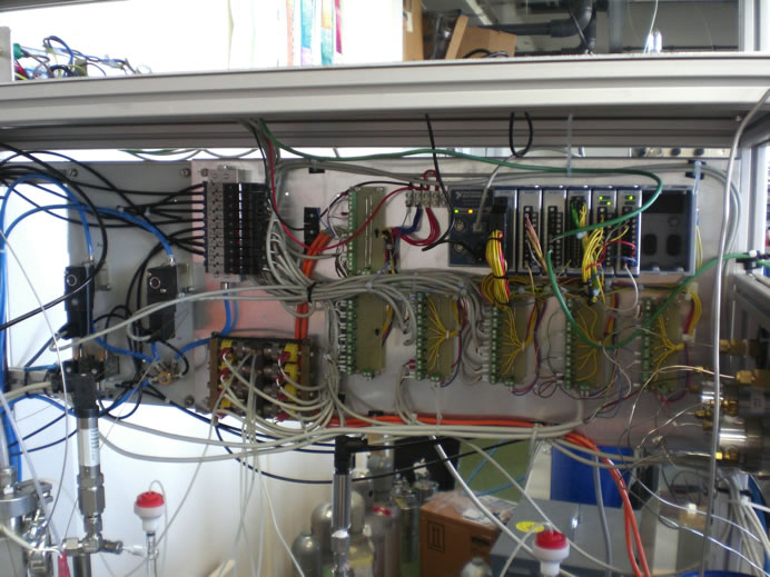 Figure 2: Some of the electronics that were added to automatically control the valves of the system 